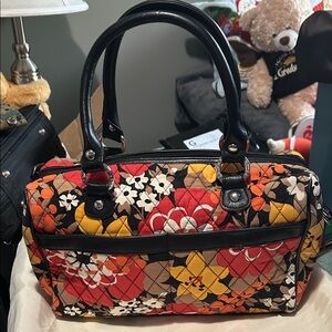 Vera Bradley Multicolor Floral Satchel